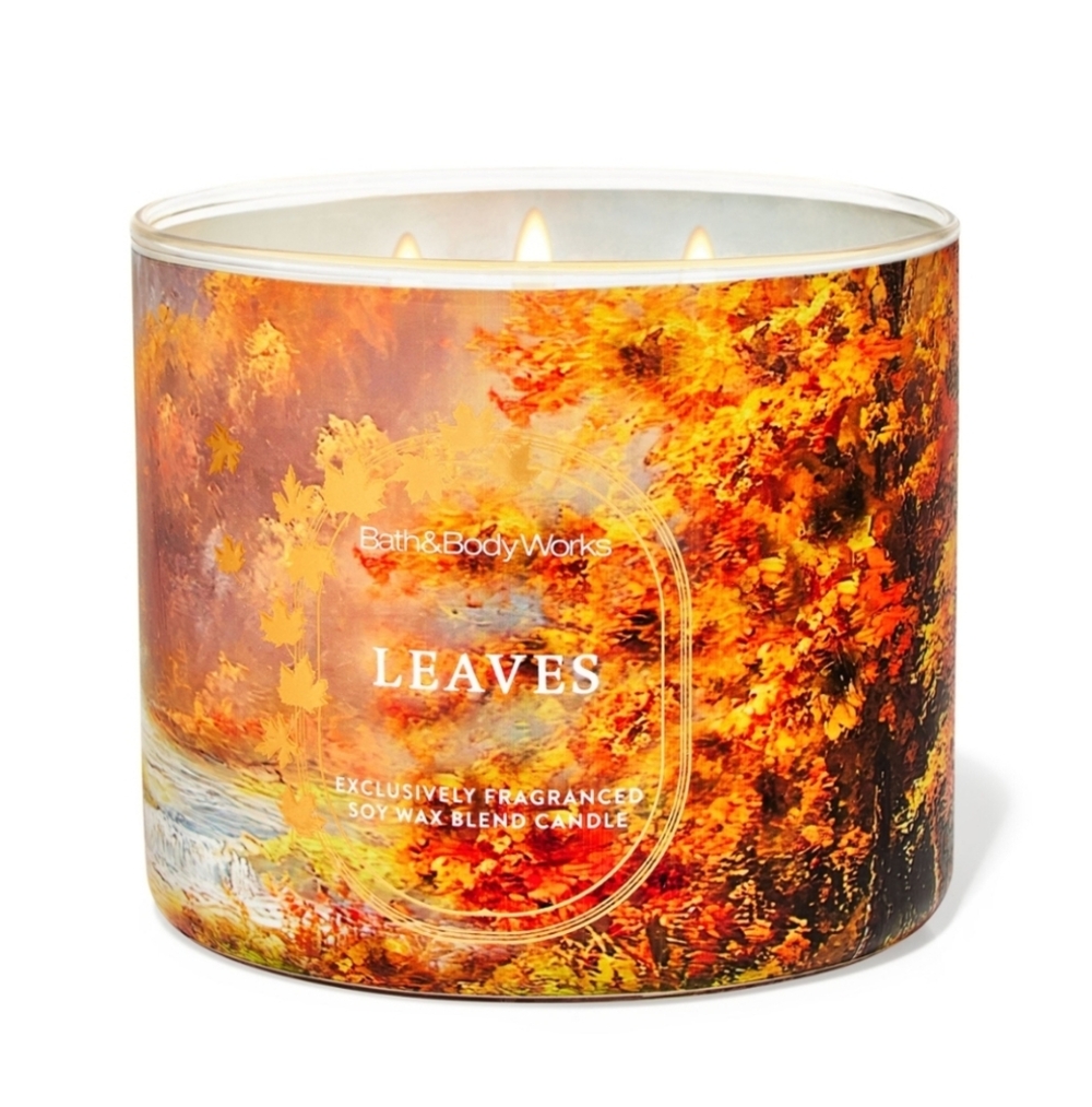 Bath & Body Works Leaves 3-wick Candle